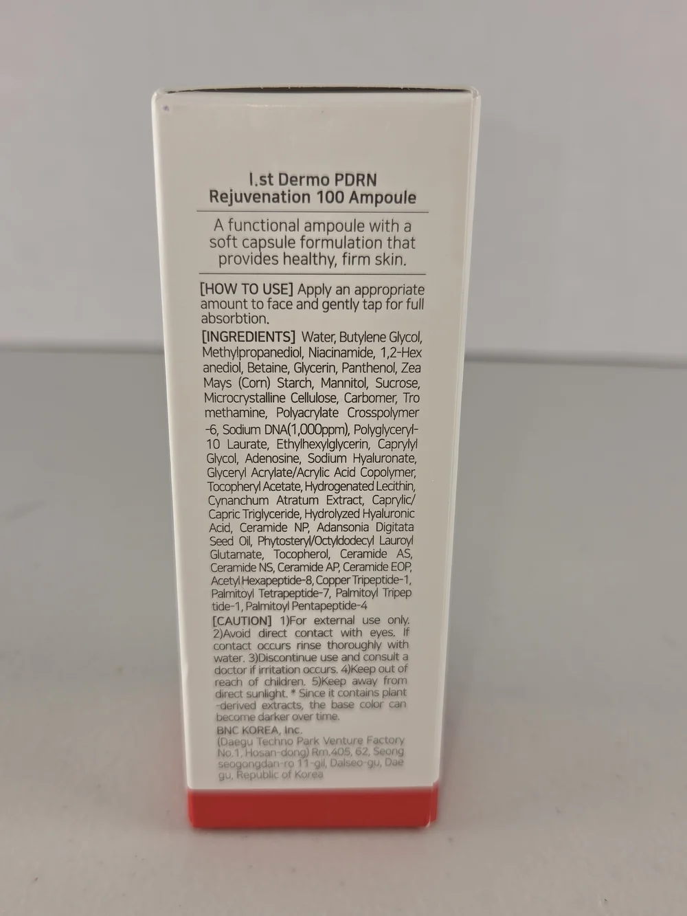 Dermo PDRN Rejuvenation 100 Ampoule - White & Red 1.01 Fl Oz